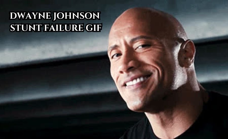 dwayne johnson stunt failure gif