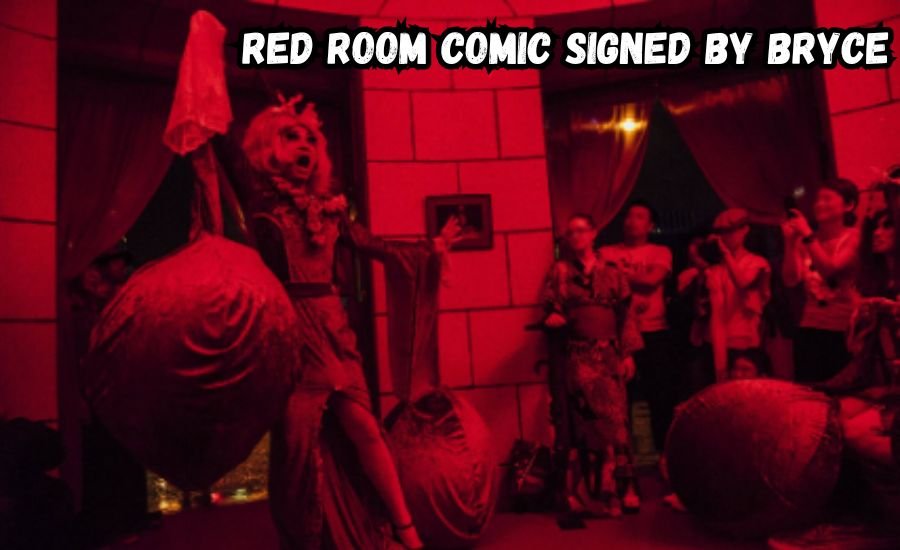 red room comic signed by bryce