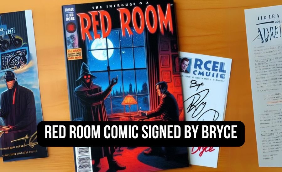 red room comic signed by bryce