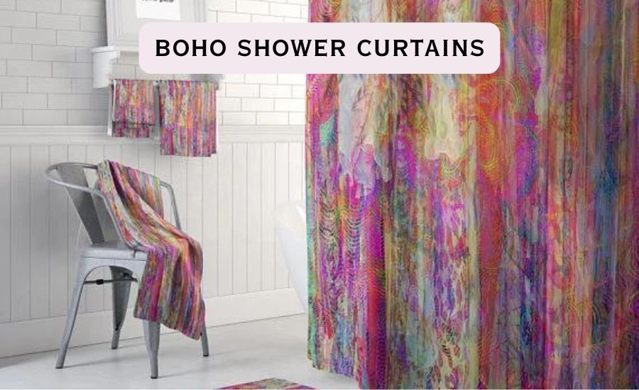 boho shower curtains