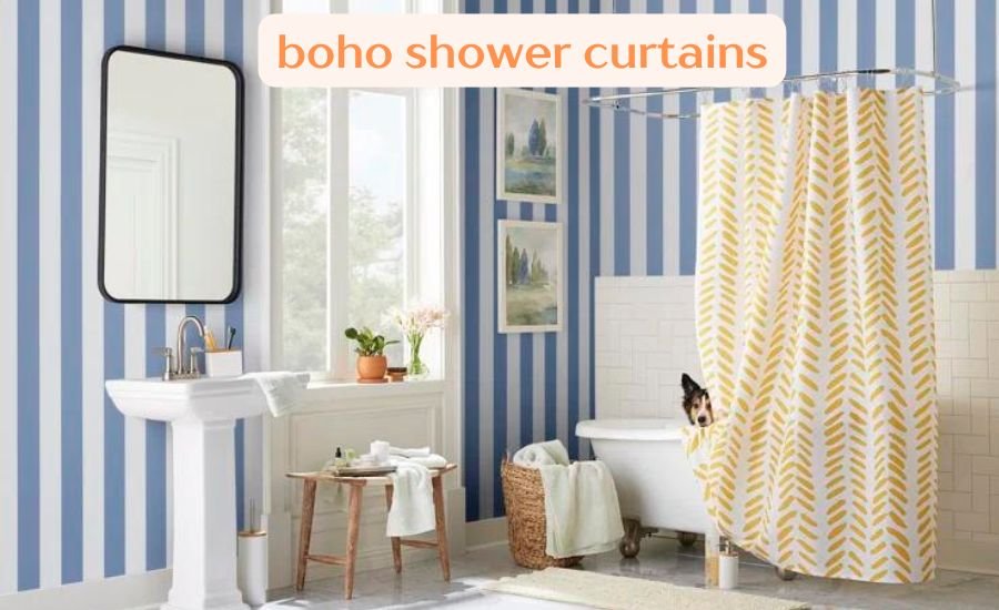 boho shower curtains