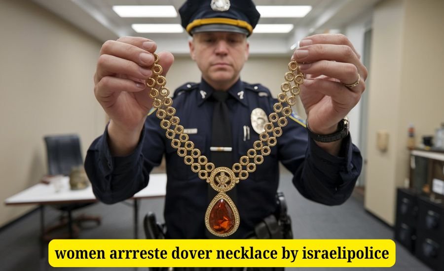 women arrreste dover necklace by israelipolice