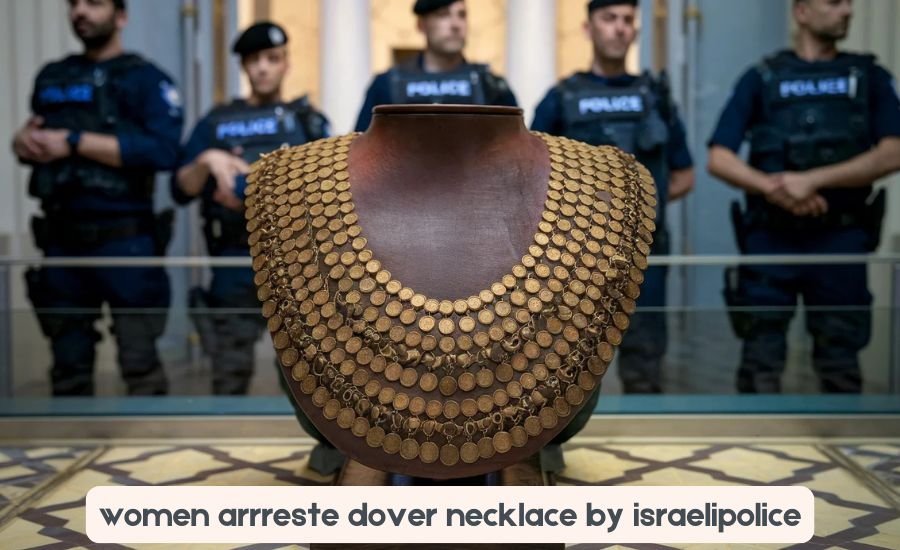 women arrreste dover necklace by israelipolice