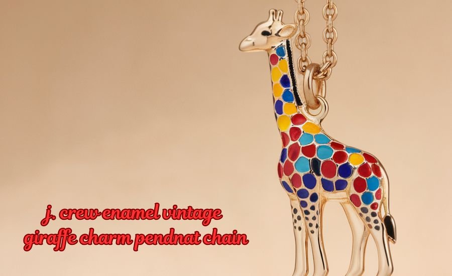 Why You’ll Love the J. Crew Enamel Vintage Giraffe Charm Pendnat Chain